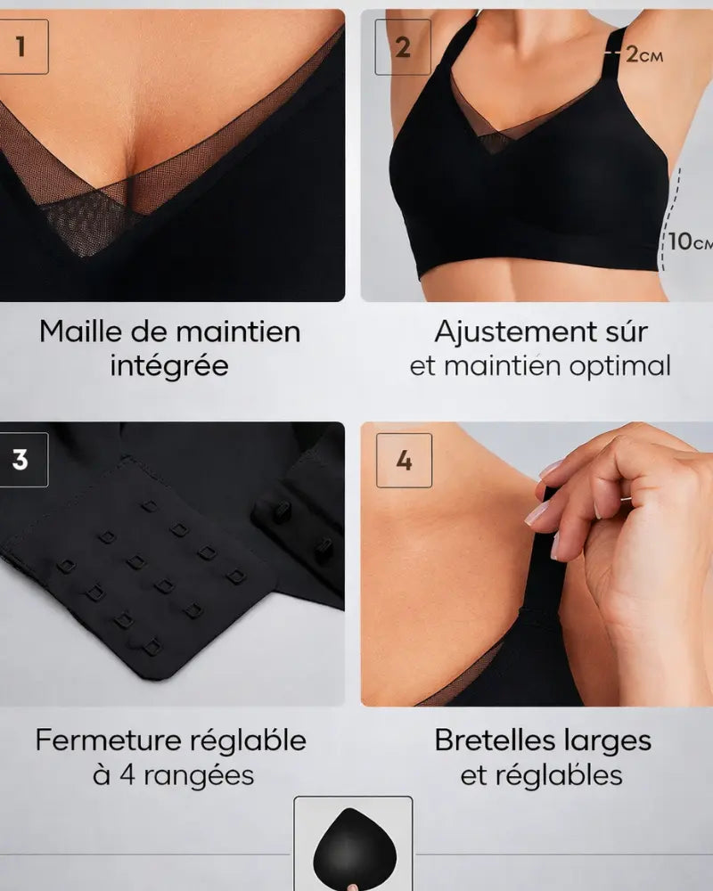 SILKA® – Soutien-Gorge Sans Armatures, Invisible et Ultra Confort BESHAP