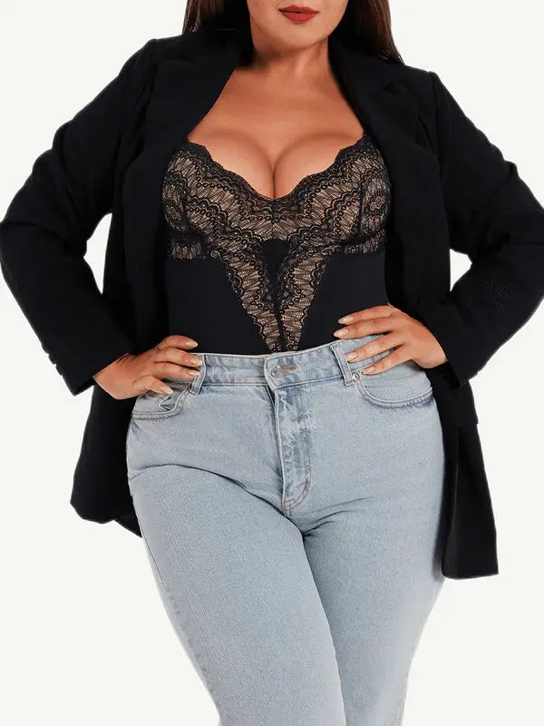 Mystique®– Body en dentelle ultra-polyvalent, sexy et élégant pour toutes occasions BESHAP