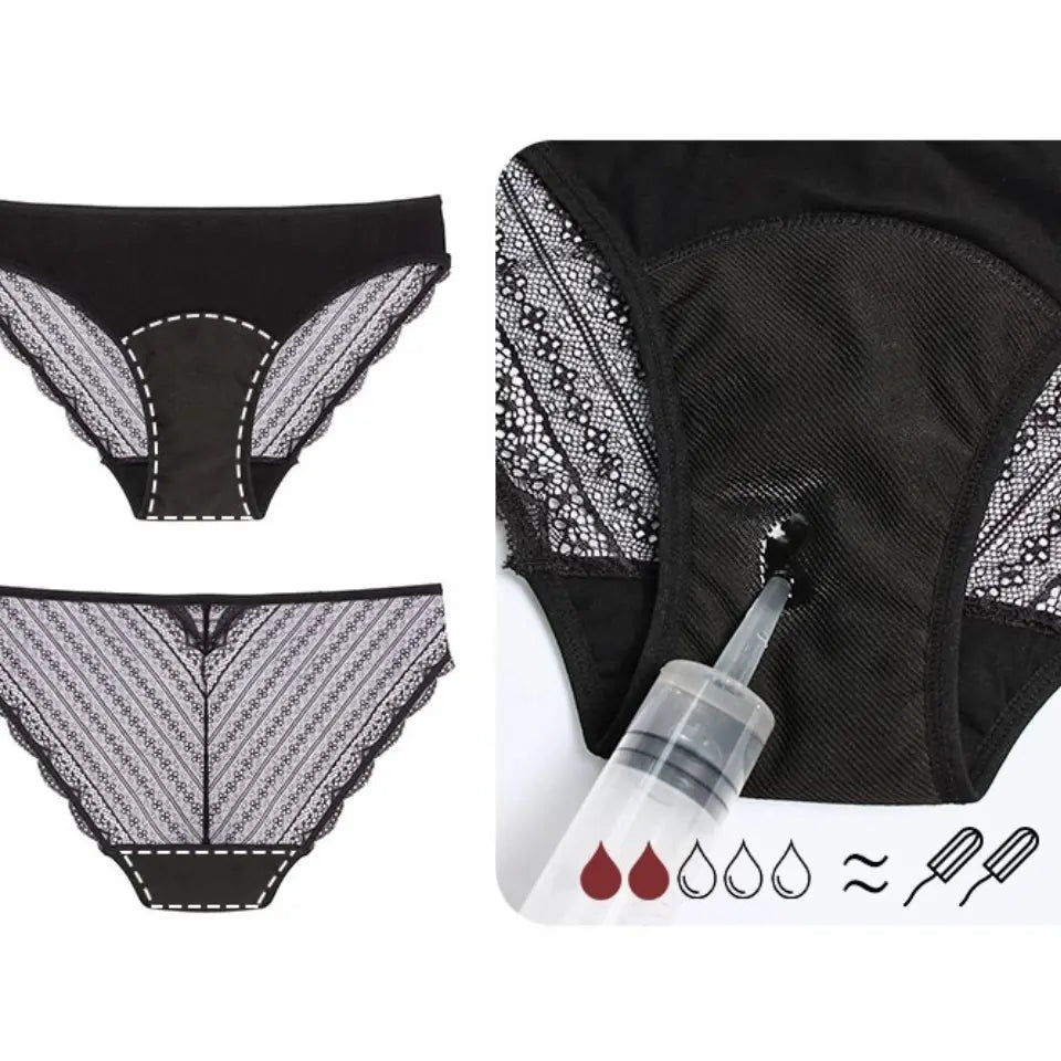 Serena – Culotte menstruelle adolescente flux leger invisible BESHAP