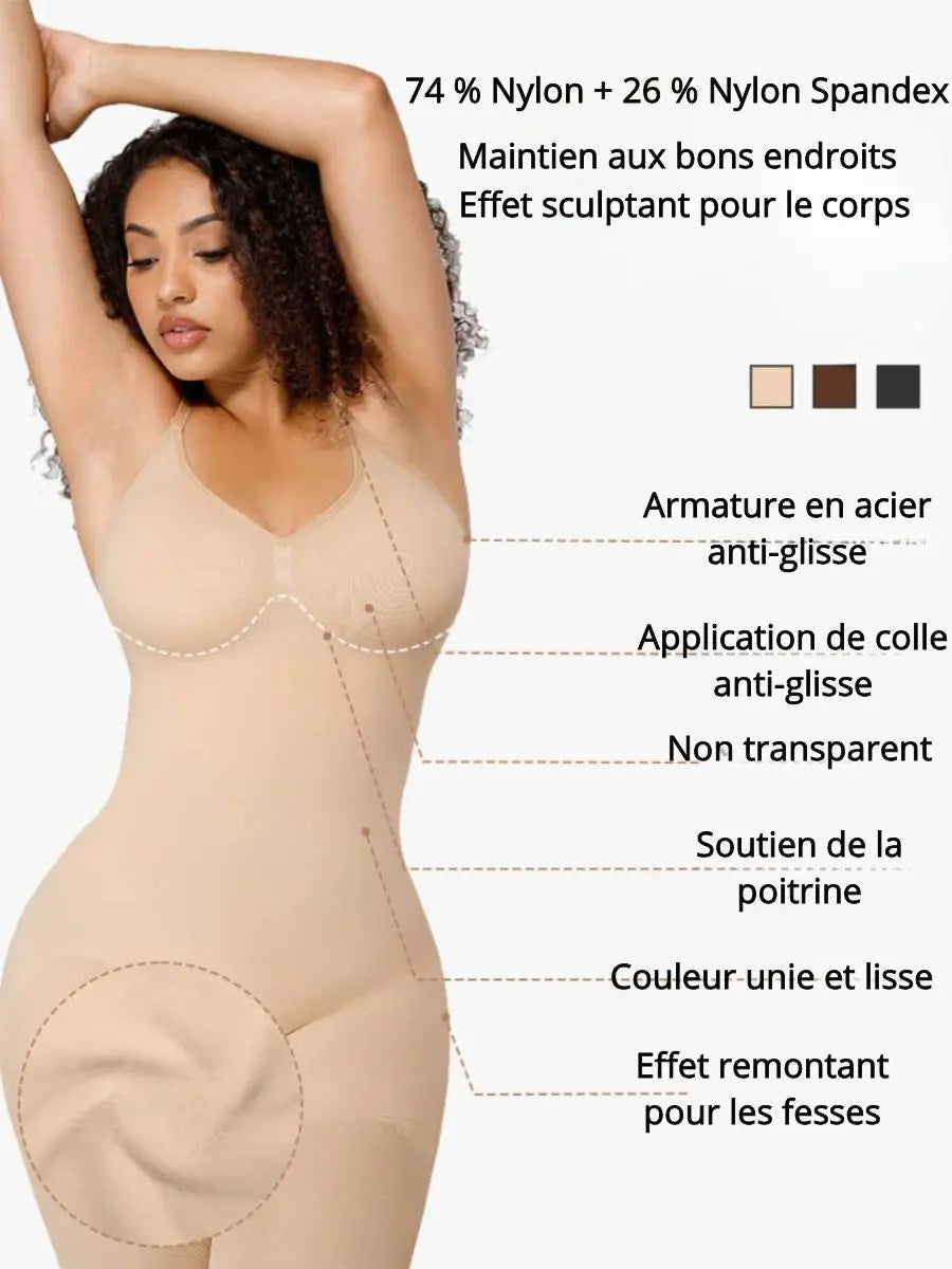 Opela® – Body Gainant Full Length, Confort Invisible et Silhouette Redessinee BESHAP