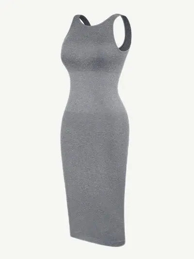 Allure® – Robe Sculptante à Manches Courtes, Effet Seconde Peau BESHAP