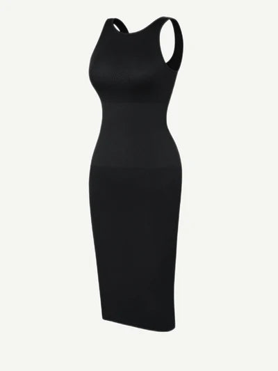 Allure® – Robe Sculptante à Manches Courtes, Effet Seconde Peau