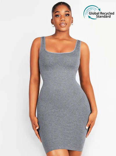 Rovena® –Robe Gainante Col Carré Sans Couture