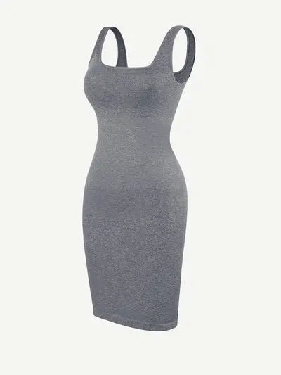 Rovena® –Robe Gainante Col Carré Sans Couture BESHAP