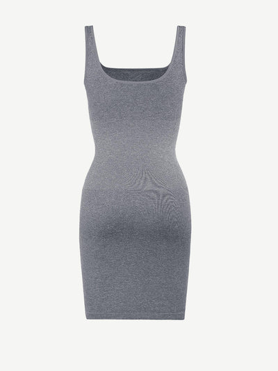 Rovena® –Robe Gainante Col Carré Sans Couture