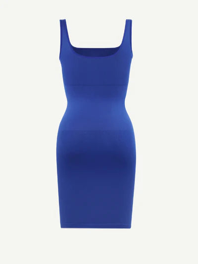 Rovena® –Robe Gainante Col Carré Sans Couture