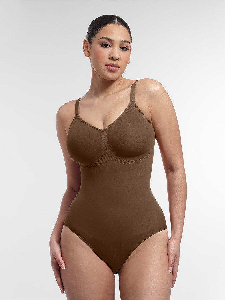 Névia® – Nahtloser Bodysuit mit Bruststütze | Geformte Taille