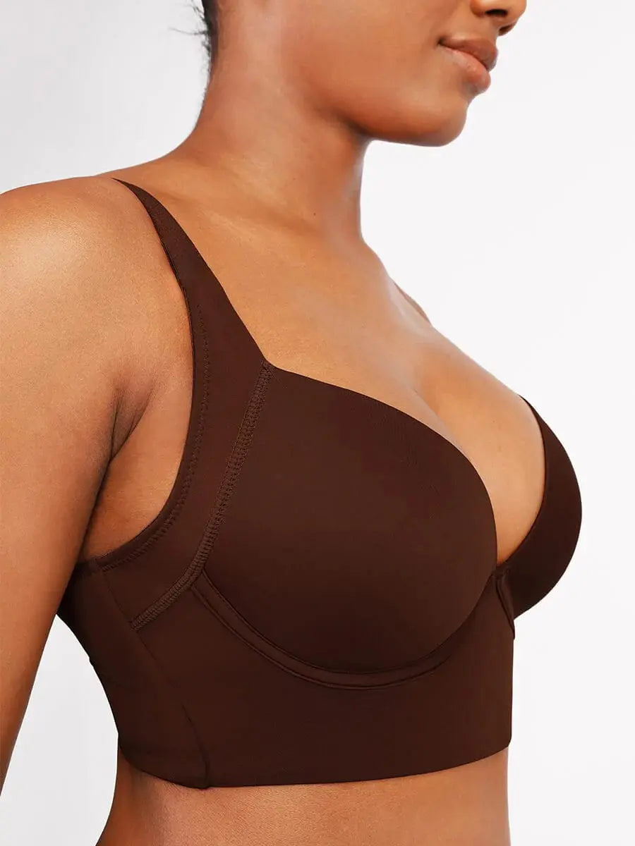 Formexa® – Soutien-gorge push-up avec dos couvrant et sculptant couleur Noir Beshap
