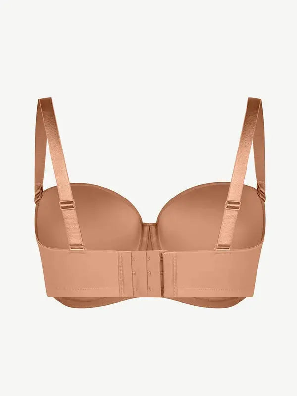 Seduction® – Soutien-Gorge Bandeau Sans Bretelles, Antidérapant, Rembourré 1/2 Balconnet BESHAP