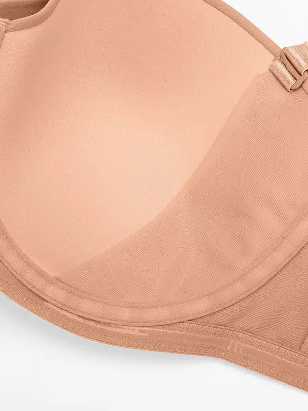 Seduction® – Soutien-Gorge Bandeau Sans Bretelles, Antidérapant, Rembourré 1/2 Balconnet BESHAP