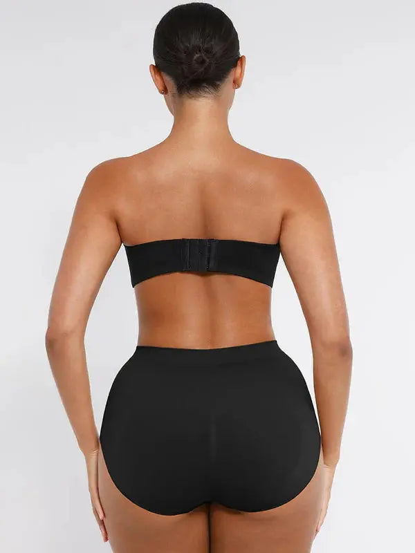Seduction® – Soutien-Gorge Bandeau Sans Bretelles, Antidérapant, Rembourré 1/2 Balconnet BESHAP