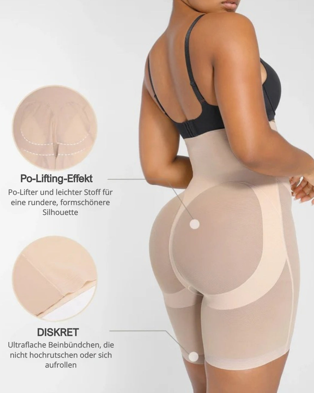 AirSlim® – Unsichtbare Shaping-Shorts: Schlankere Taille und verbesserter Po