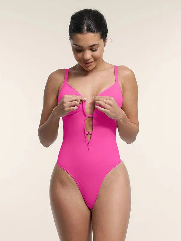 Formina® – Body Gainant Plongeant à Clips Interieurs BESHAP