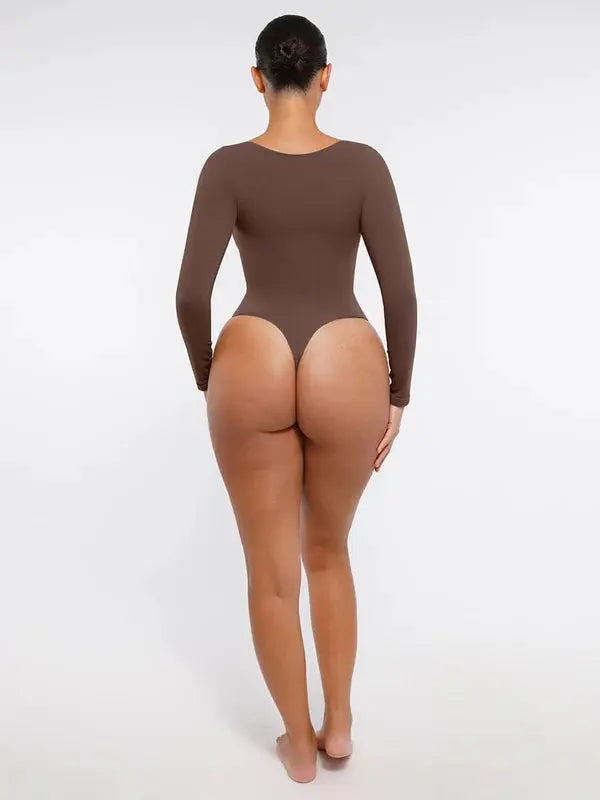 Velmora® – Body gainant sculptant sans couture manches longues BESHAP