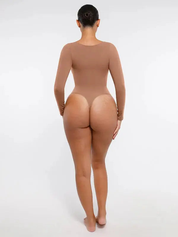 Velmora® – Body gainant sculptant sans couture manches longues BESHAP