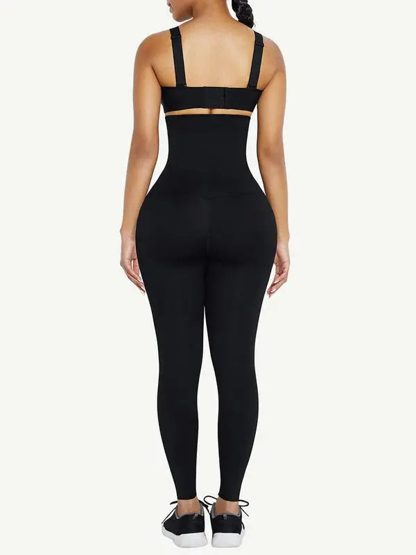 Legging Taille Haute Gainant avec Fermeture Zip BESHAP