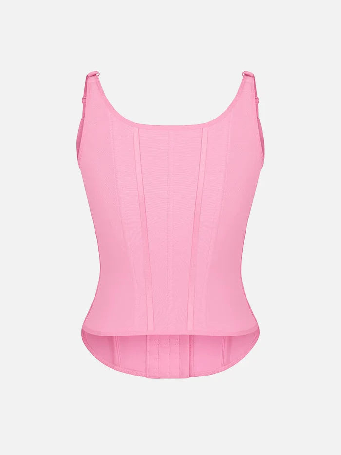 Serantexa® – Gilet Serrante 7 Stecche Acciaio con Supporto Petto e Chiusura Tripla