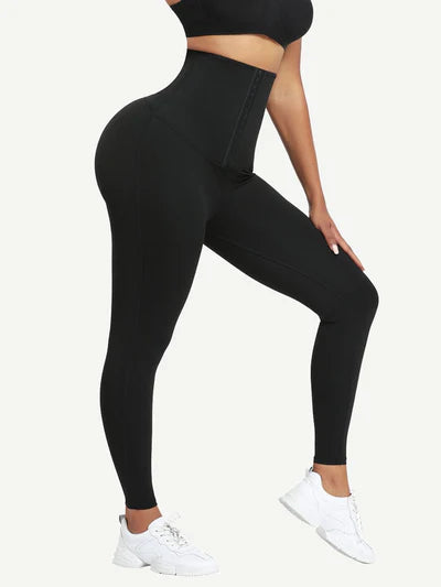 Atmungsaktive Latex-Shapewear mit offener Brust und Bauchkontrolle, feste Kompression