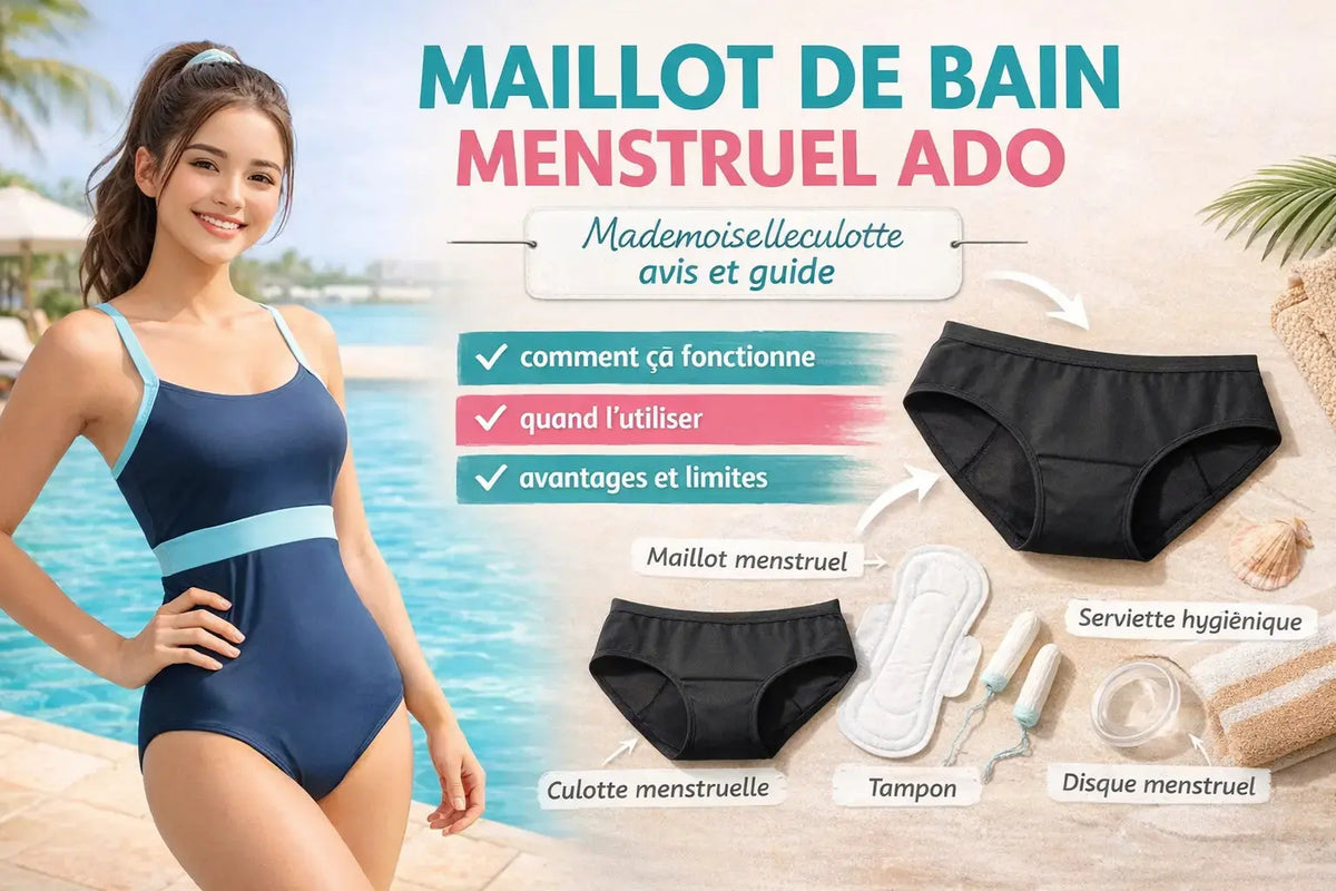 maillot de bain menstruel ado mademoiselleculotte avis et guide pour se baigner pendant les règles