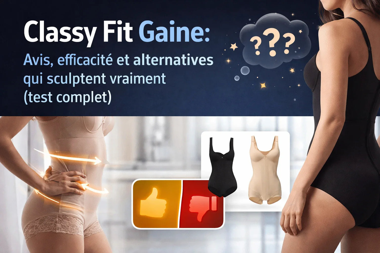 classy fit gaine avis comparaison alternatives beshap body gainant ventre plat test complet