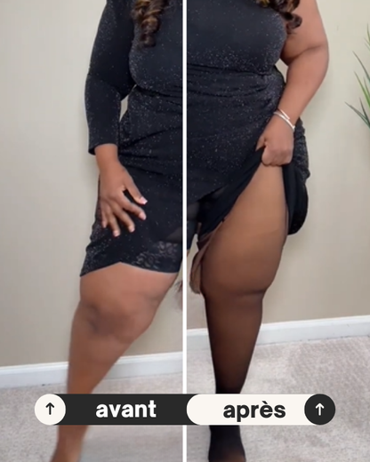 Warmea® – Le collant polaire pour femme effet transparent