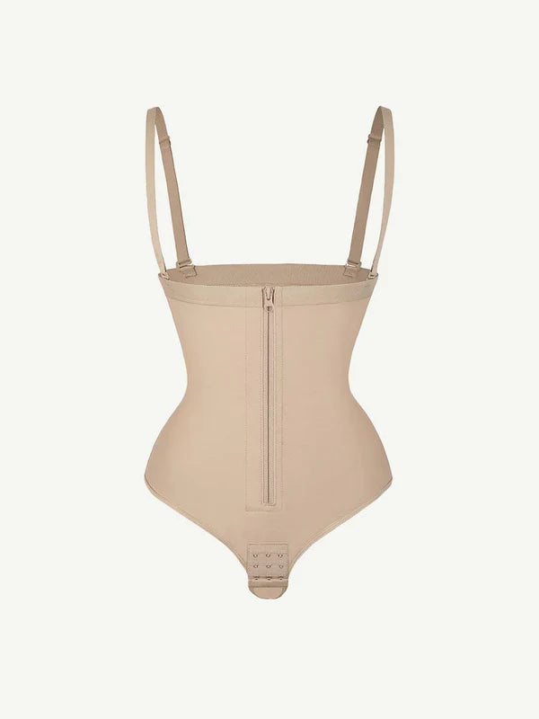 Svelta® – Body Gainant Taille Haute avec Bretelles, Culotte String Sculptante Plus Size