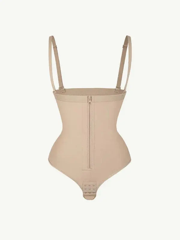 Svelta® – Body Gainant Taille Haute avec Bretelles, Culotte String Sculptante Plus Size BESHAP