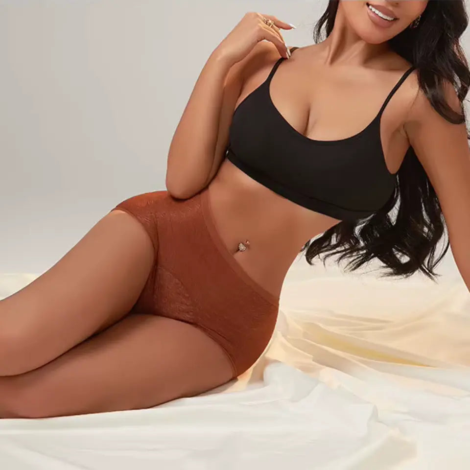 Sorelia – Culotte menstruelle invisible sans couture effet nude BESHAP