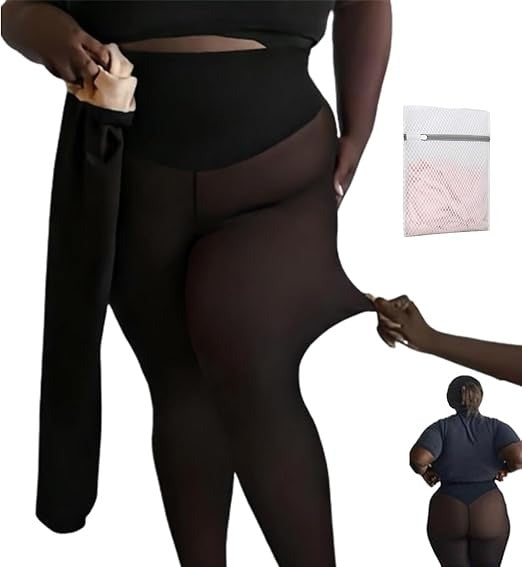 Warmea® – Le collant polaire pour femme effet transparent