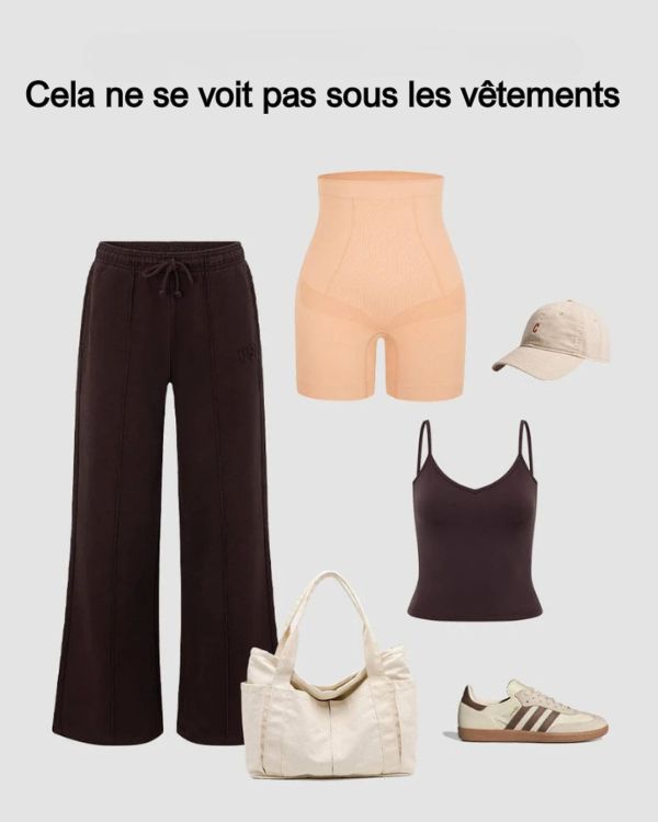 ShapeFit® – Shorty Gainant Taille Mi-Haute à Effet Ventouse Amincissant
