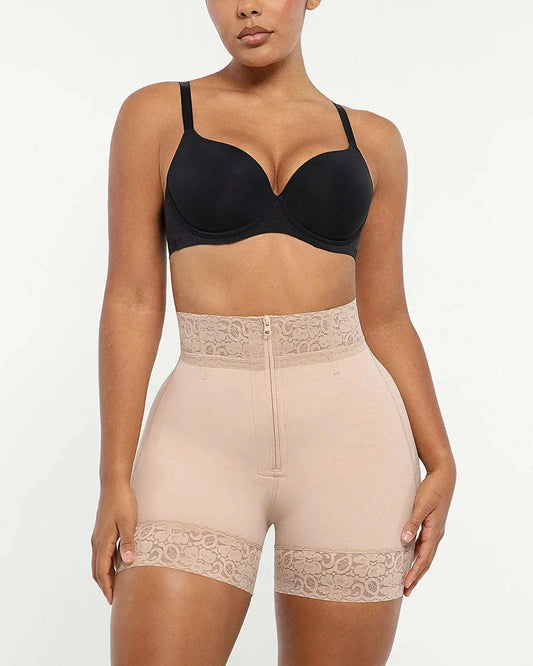 AirSlim® Mid-Rise Steel Boned Butt-Lifting Shorts - Beshap 