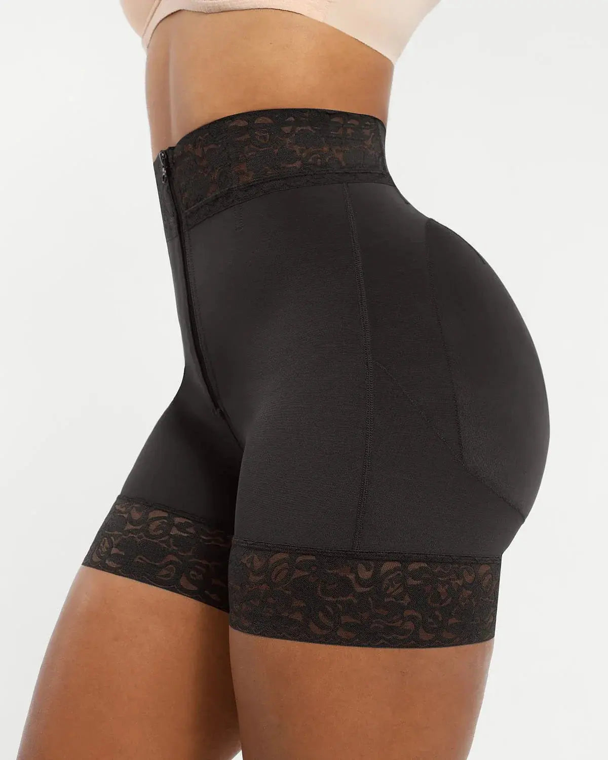 AirSlim® Mid-Rise Steel Boned Butt-Lifting Shorts - Beshap 