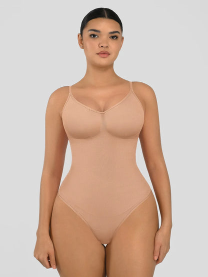 Elvara® – Body Gainant Maintien Fort – Short Effet Ventre Plat & Silhouette Sculptée