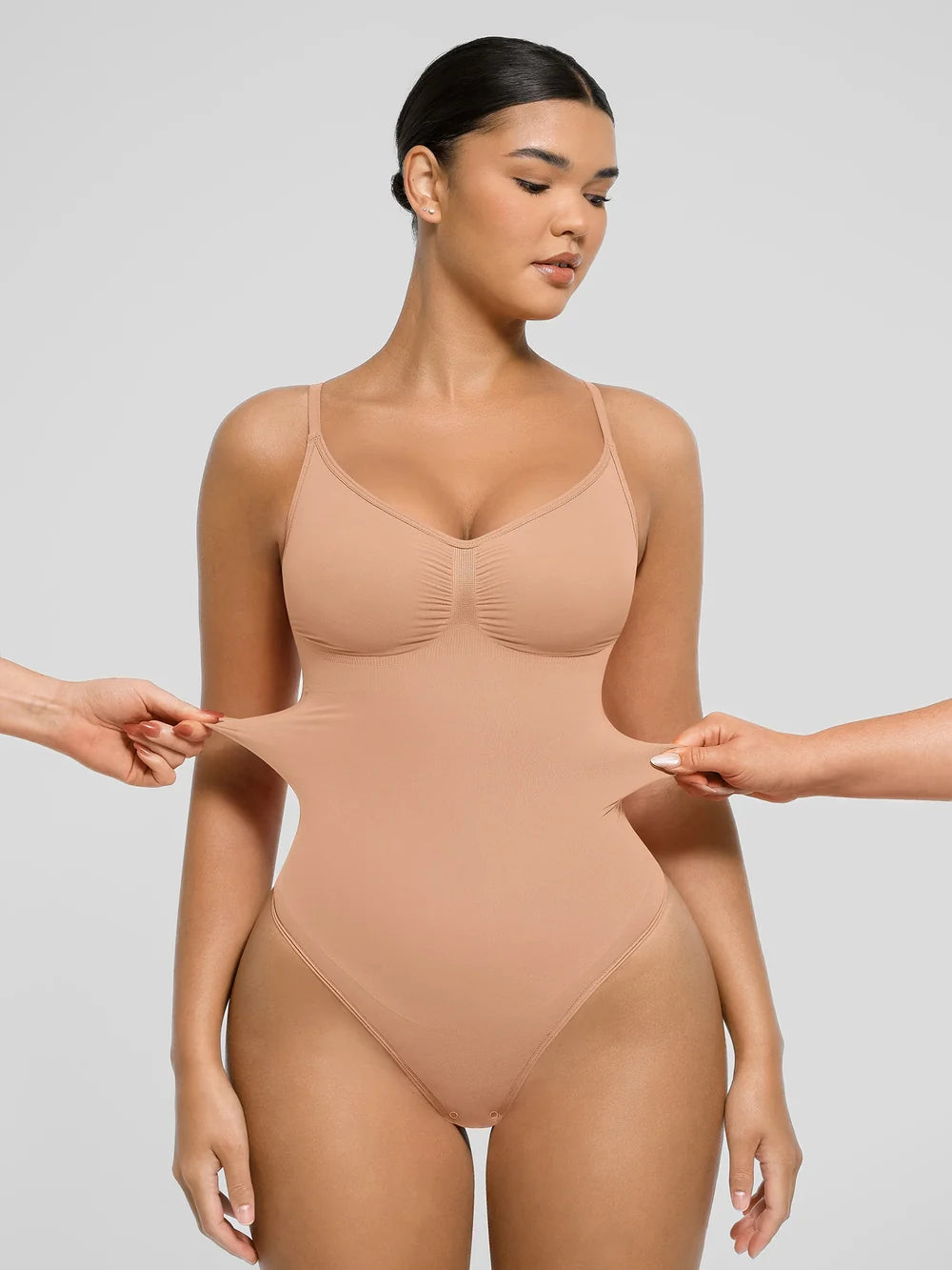 Elvara® – Body Gainant Maintien Fort – Short Effet Ventre Plat & Silhouette Sculptée