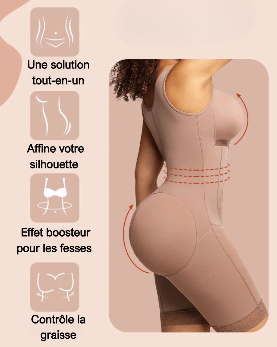 Formeva® – Gaine intégrale avec bande poitrine et maintien de la taille