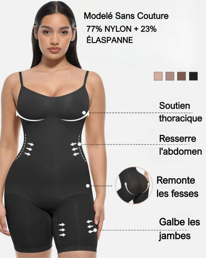 Elvara® – Body gainant ventre plat avec effet push-up fessier