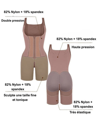 EleganceFit® – Gaine Taille & Ventre avec Maintien Poitrine