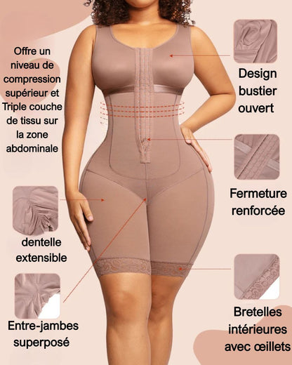 Formeva® – Gaine intégrale avec bande poitrine et maintien de la taille