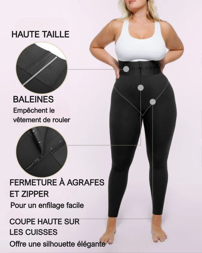 Eleforta® –Legging gainant sculptant taille haute