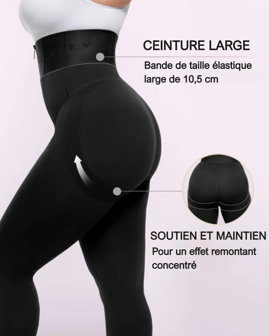 Eleforta® –Legging gainant sculptant taille haute