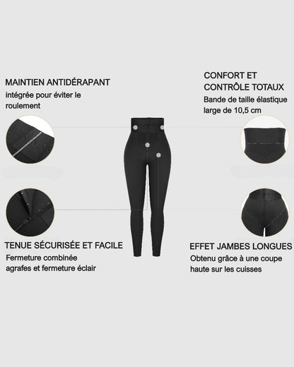 Eleforta® –Legging gainant sculptant taille haute