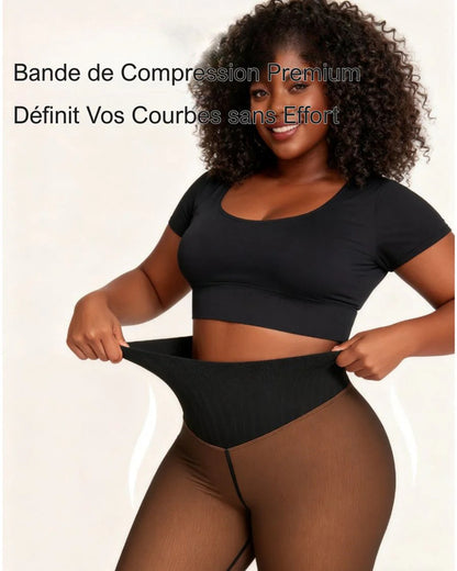 Warmea® – Le collant polaire pour femme effet transparent