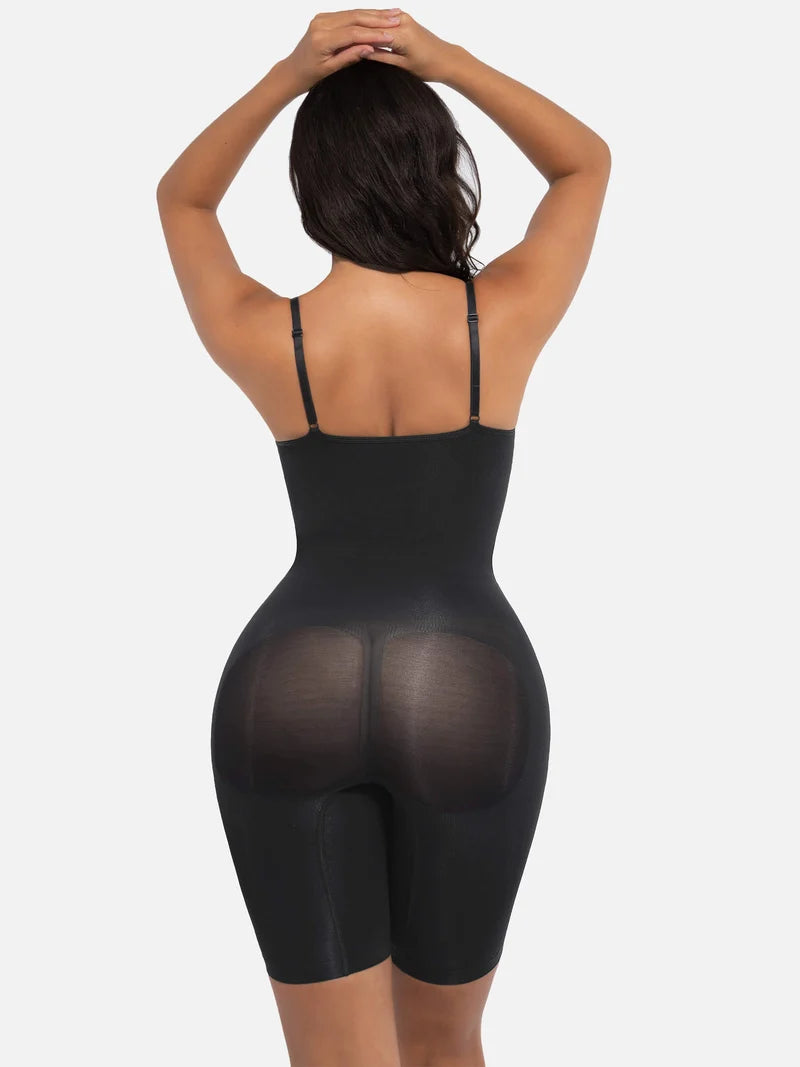 Elvara® – Body Gainant Maintien Fort – Short Effet Ventre Plat & Silhouette Sculptée