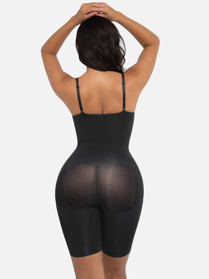 Elvara® – Body Gainant Maintien Fort – Short Effet Ventre Plat & Silhouette Sculptée
