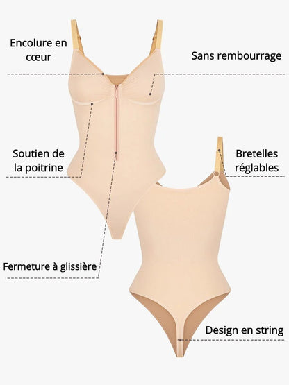 Formina® – Body Gainant Plongeant a Clips Interieurs