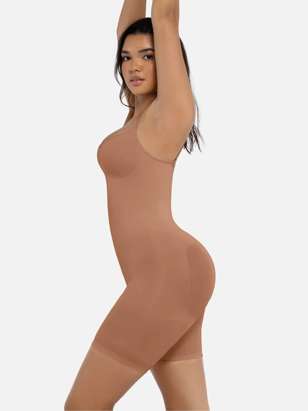 Elvara® – Body Gainant Maintien Fort – Short Effet Ventre Plat & Silhouette Sculptée