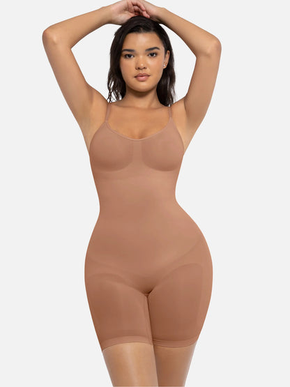 Elvara® – Body Gainant Maintien Fort – Short Effet Ventre Plat & Silhouette Sculptée