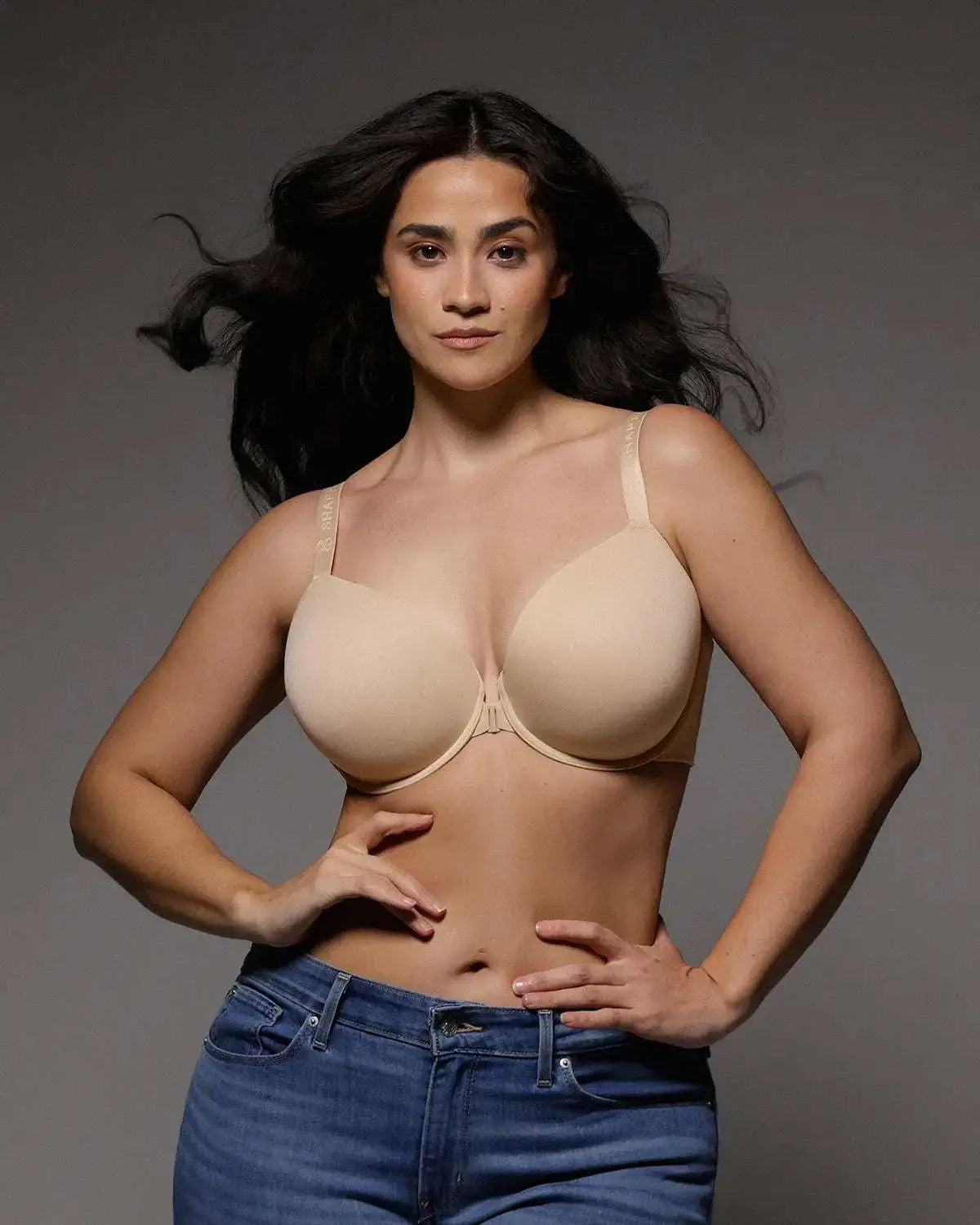 WireEase® Front Close Underwired T-Shirt Bra - Beshap 