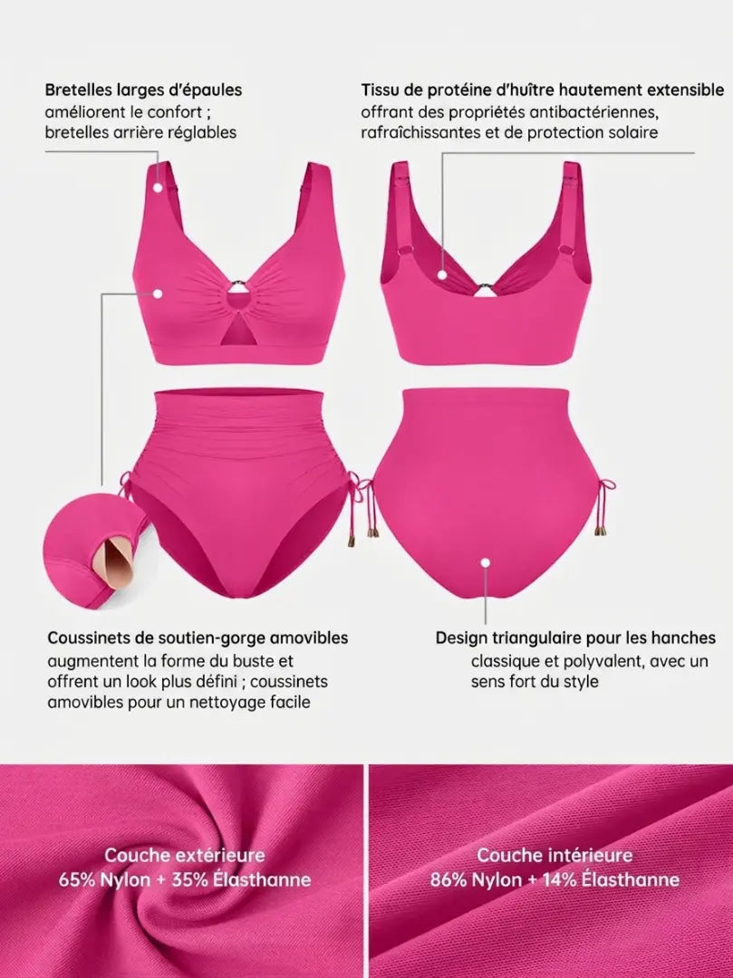 Deulina® - Maillot Amincissant Femme , Ventre Plat et Taille Sculpte BESHAP