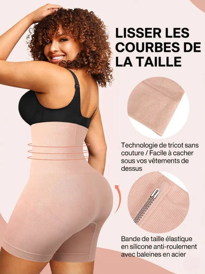 Bollavia® Short Gainant Sans Couture Double Couche BESHAP
